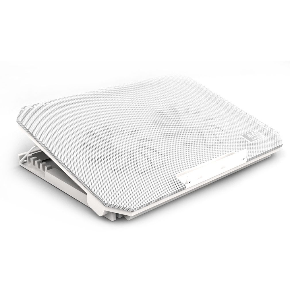 2 Fans S200c Led Quiet Cooler Double Usb Stand Holder Base