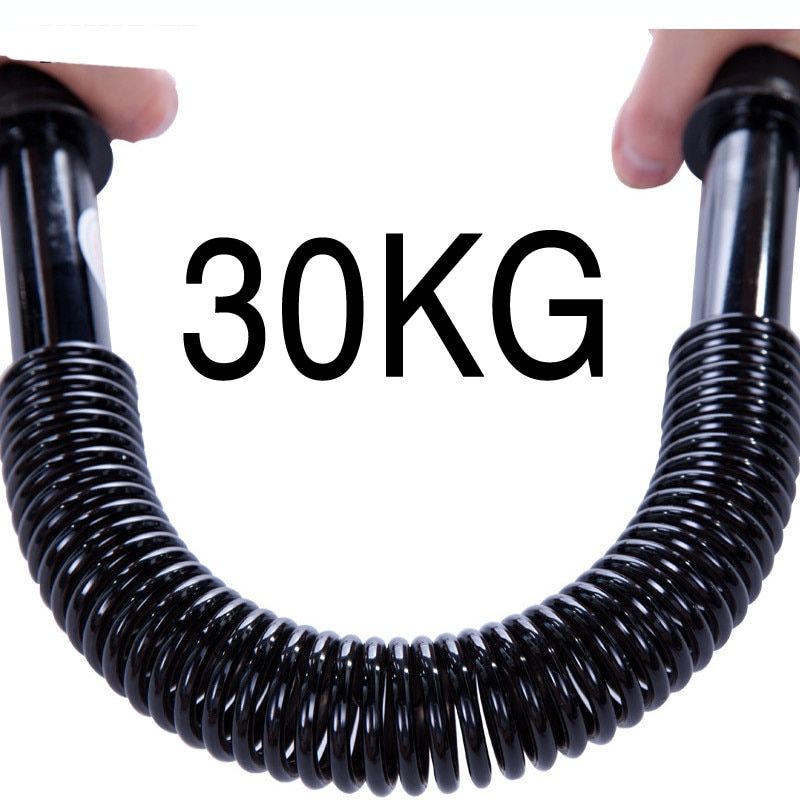 Power Twister Flexible Strength Chest Arm Rod Exerciser Hand Gripper Spring Bar Strengthens Biceps