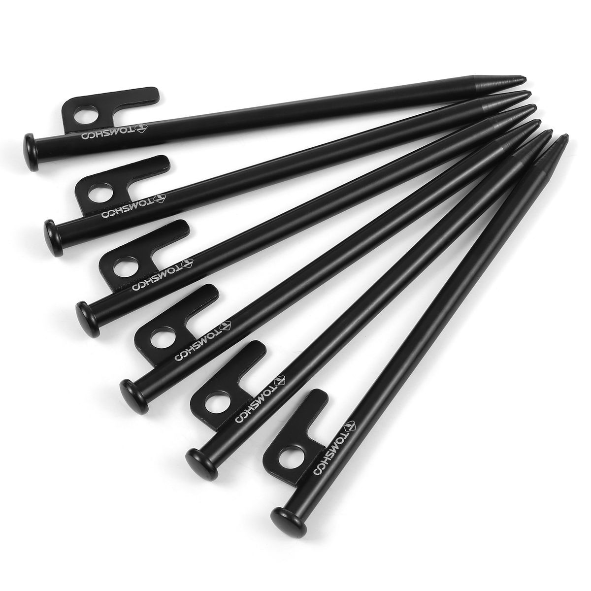 8 Inch /12 Inch Tent Pegs 6PCS Heavy Duty Steel 20cm