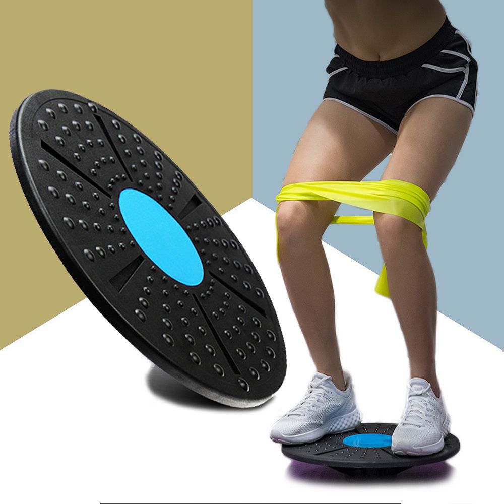 Fitness Waist Yoga Twister Balance Board Simply Fit Stabilizer Dance Wobble Borad-sky Blue