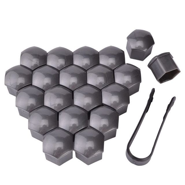 Espeeder 20pcs 19mm Tyre Wheel Hub Covers Wheel Nuts Covers