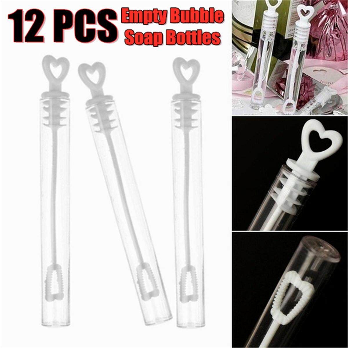 12Pcs/Lot Empty Bubble Soap Bottles Wedding Birthday Xmas Party Decoration Toys