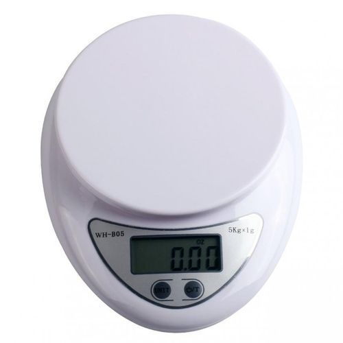 5kg Professional Kitchen Weighing Electronic Balance (White)