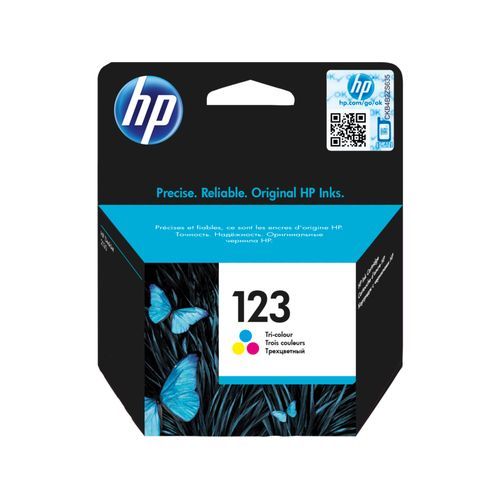 123 Original Tri-colour Ink Cartridge - Pieces