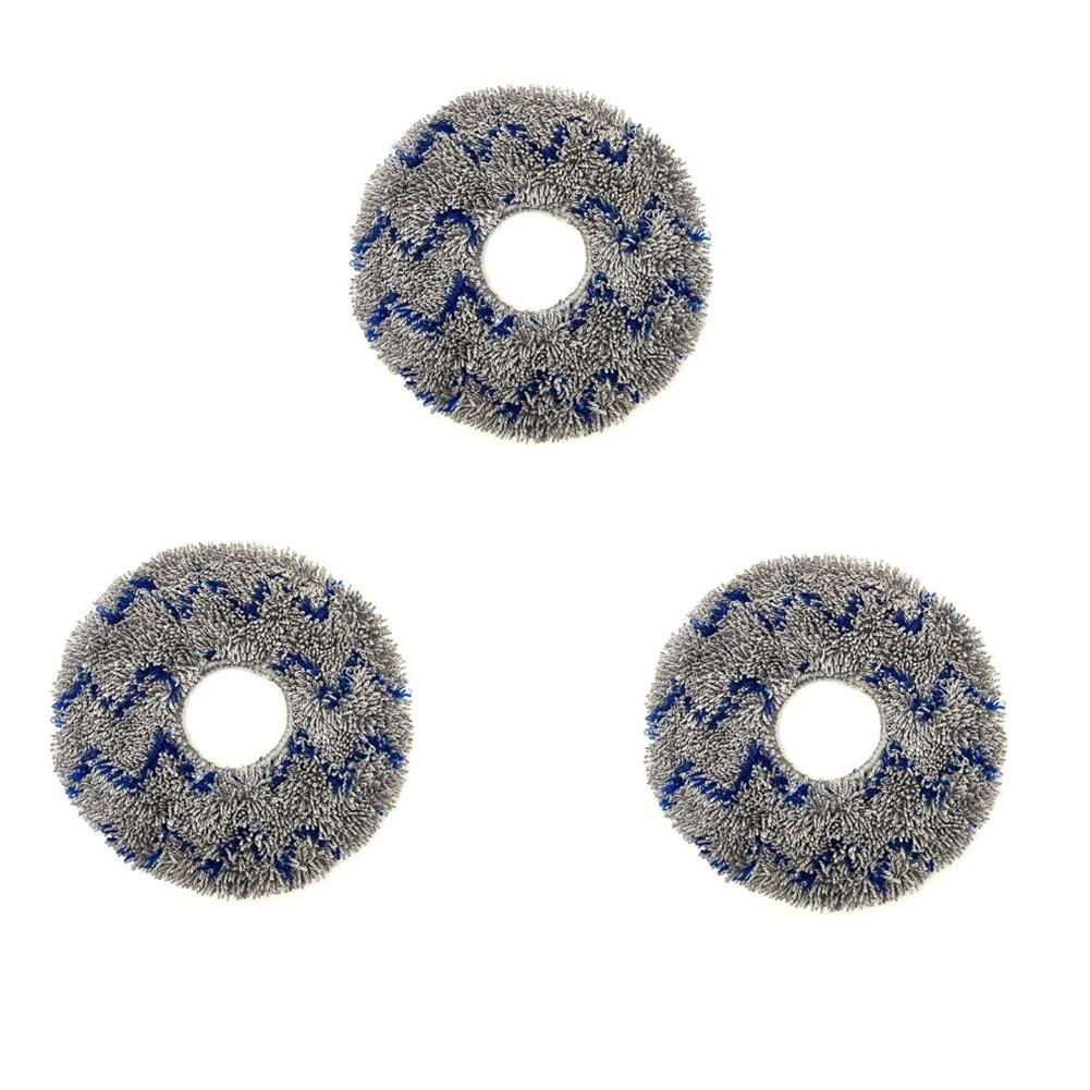 3Pcs Repment Parts Mop Cloth Pads for Ecovacs T10 Turbo