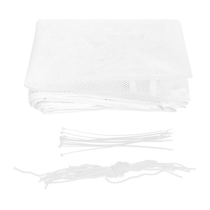 Baby Safety Rail Net Banister Stair Balcony Net For Indoor White 2M