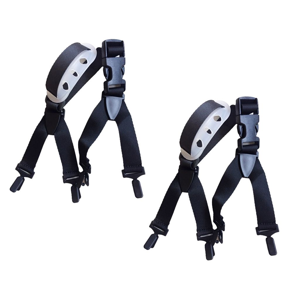 2 PCS Universal Ty Chin Strap With Chin Cup Bike Chin
