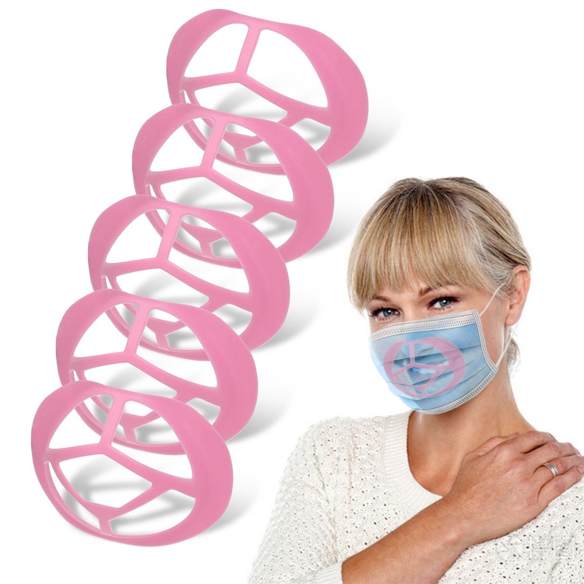 3D Mask Bracket Face Bracket 5 Pcs Face Inner Support Frame