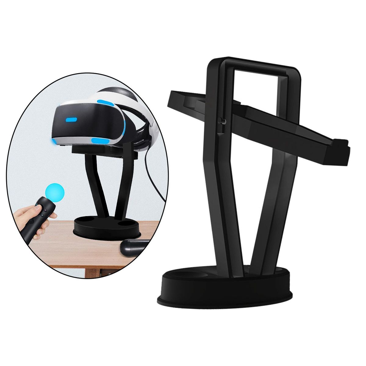 Upgraded Controller Stand Storage Mount For Oculuss Quest 2/PS Black