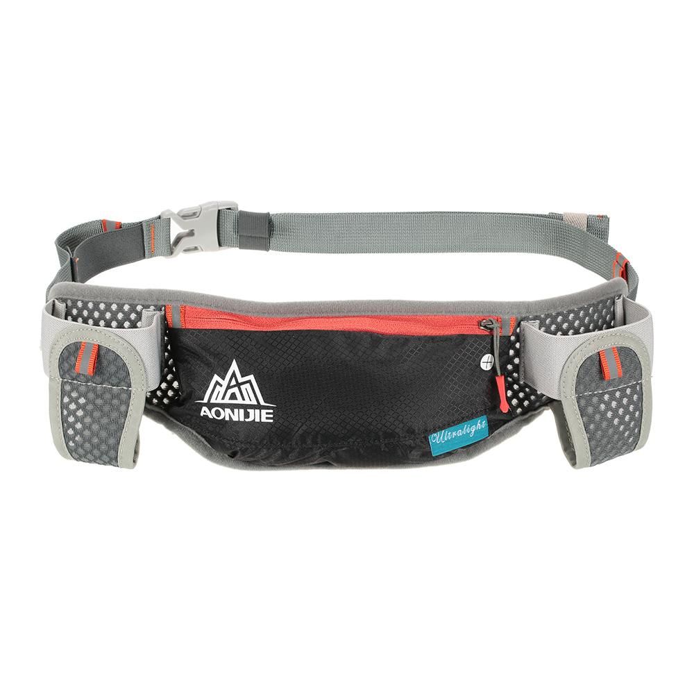 AONIJIE Running Hydration Belt Bottle Holder Belt Reflective Running Water Belt Fanny Pack Waist Packs