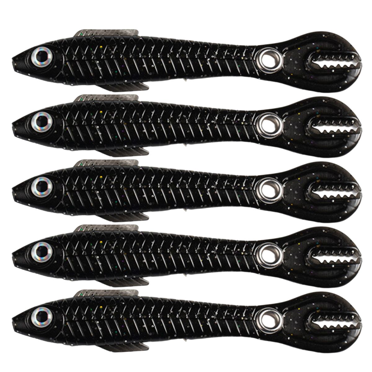 5Pcs/Pack?10cm/6g?Soft Bait?Tough?Streamlined?Metal-D