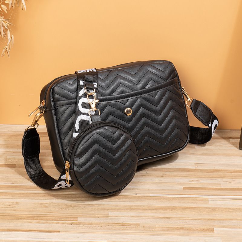 Unisex Cross Side Bag With Mini Purse