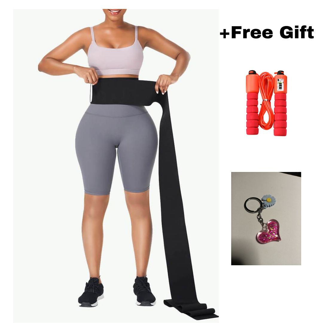 Tummy Wrap With Free SkippingRope And Keyholder