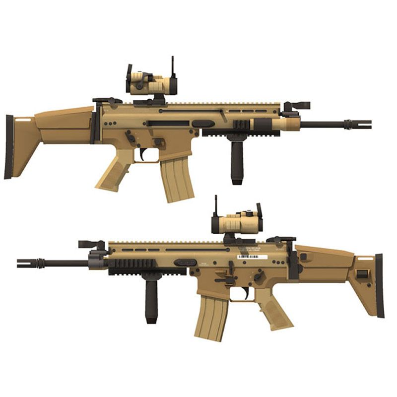 98cm 1:1 SCAR Gun Classic Cosplay Props Collection