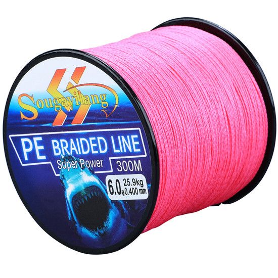 Line Fishing Multifilament 4 Smooth Pesca PE Line Fishing Braided 300M Line Strands 0.6-8.0# Fishing 6.3-32.8kg