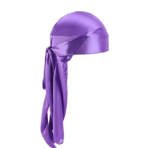 Plain Silk Durag - Purple
