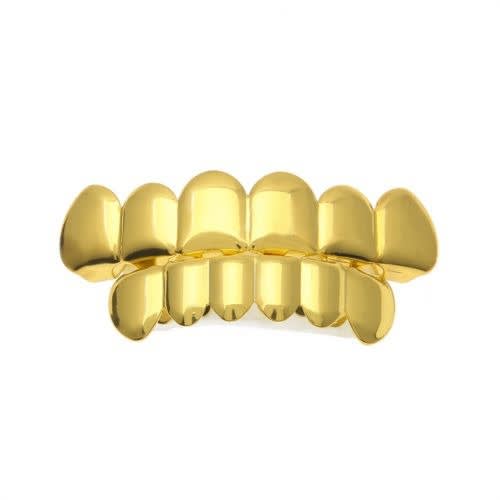 Men & Women Gold Plated Hip Hop Teeth Grills -1pieces