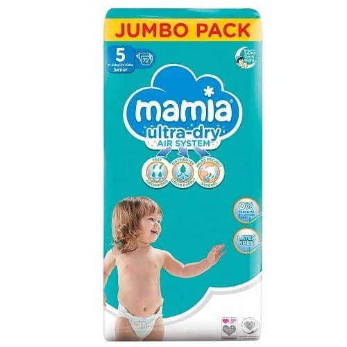 Ultra Dry Diapers - Jumbo - Size 5- 72 count