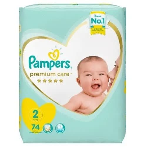 Premium Care Diapers Size 2 Mini - Mega Pack - Count Of 74
