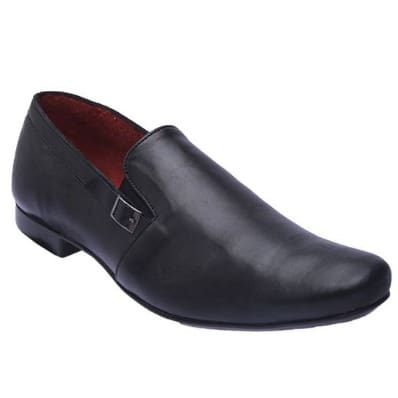 Leather Slip On with Belt Tape