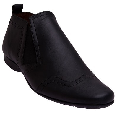 Derby Patterned Low Ankle Shoe