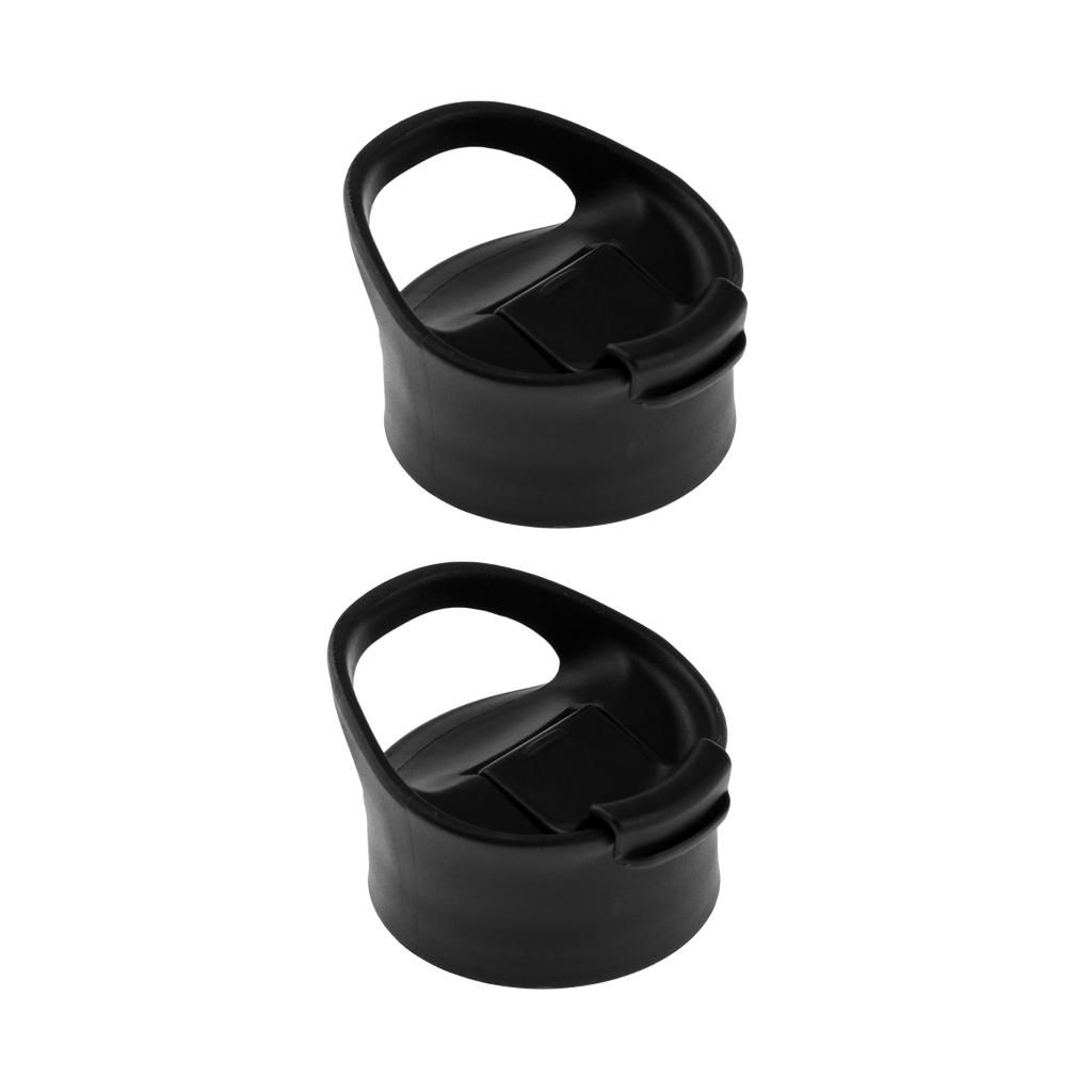 2x Flip Lid &Handle 2.4 Inch Dia. Replacement Water Bottle