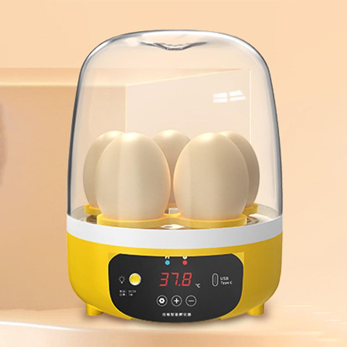Digital Automatic Egg Incubator LED Light Poultry Hatcher For Hatching