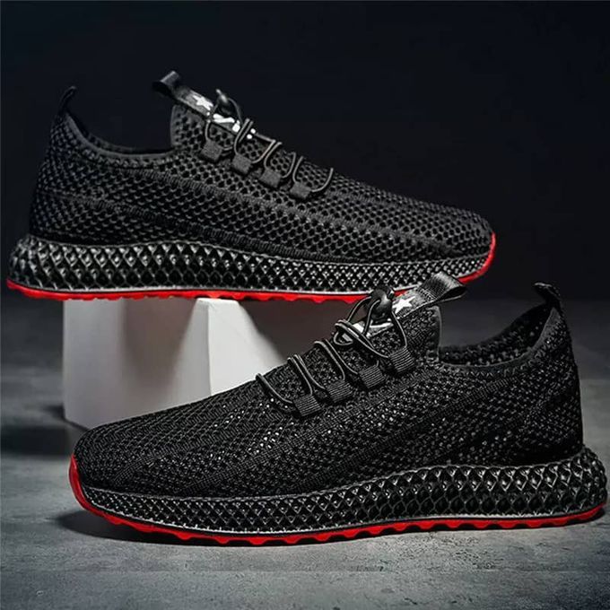 Black Unisex Comfortable Sneakers