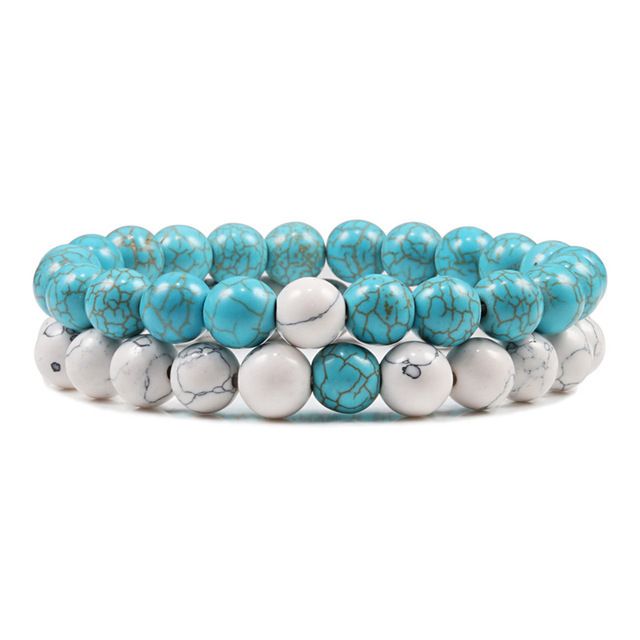 Lucky Eye Glass Evil Eye Bracelet Blue Beaded Bracelet