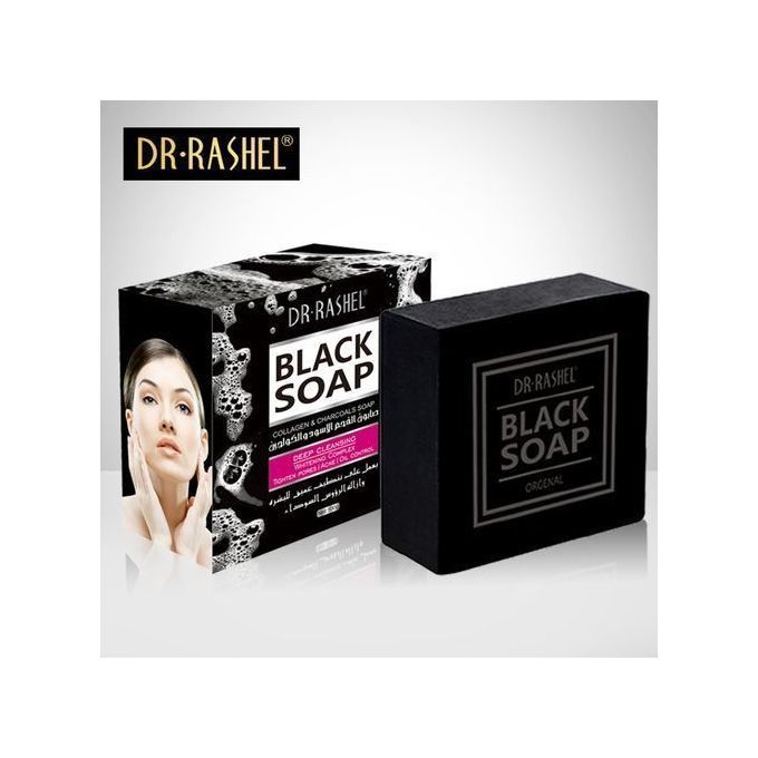 Dr. Rashel Black Soap Collagen & Charcoal