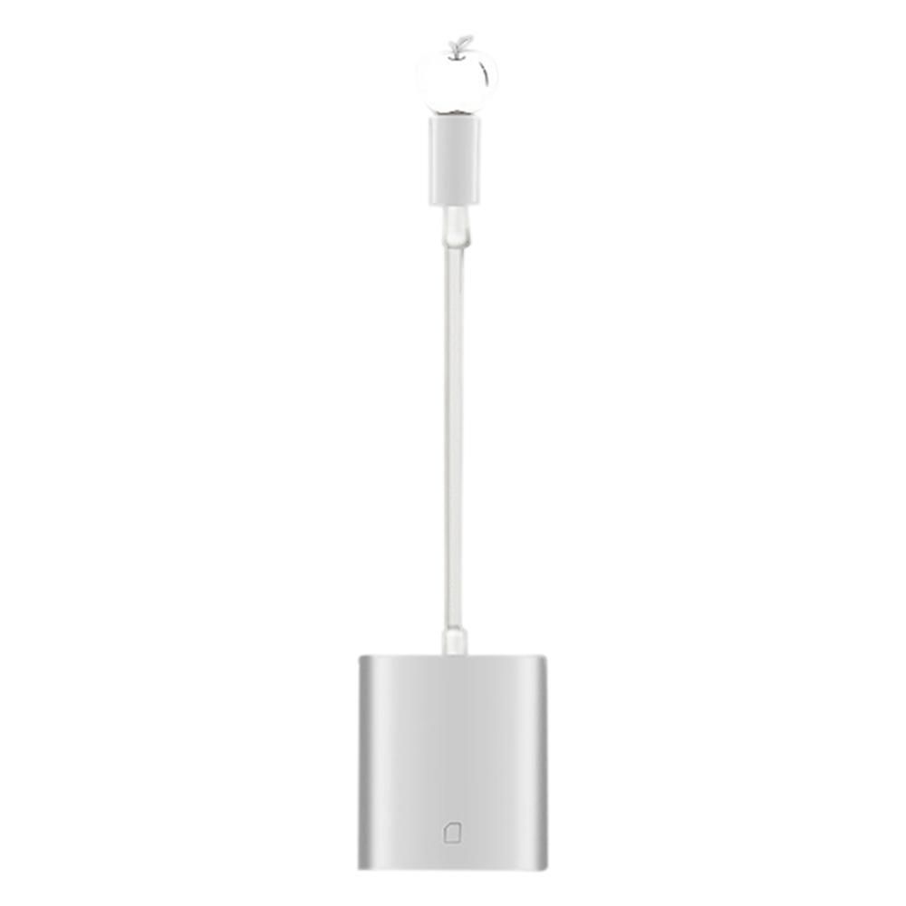 SD Card Reader & Micro-SD to 8-Pin Cable Adapter for iPhone X 8 7 6 6S Plus iPad