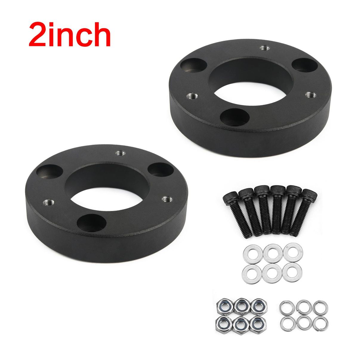 2Pcs 2inch 2.5inch 3inch Car Front Leveling Lift Kit Fit for Dodge RAM 10 2006-2019 4WD Auto Car 6061 Billet Aluminum