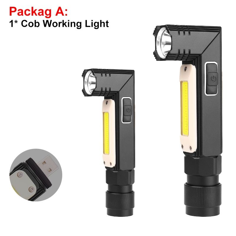 10000LM LED Flashlight Ultra Bright Waterproof COB USB