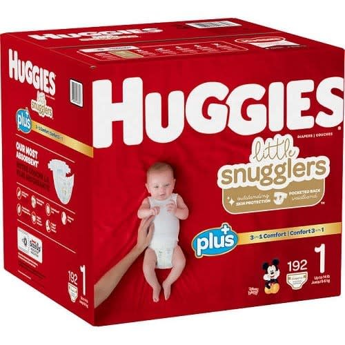 Huggies Little Snugglers Size 1 -192 Counts