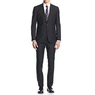 Smart Fitted Suit - Black