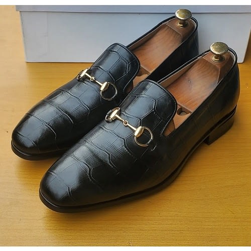 Osahon Dally Pure Alligator Horse-bit Loafers