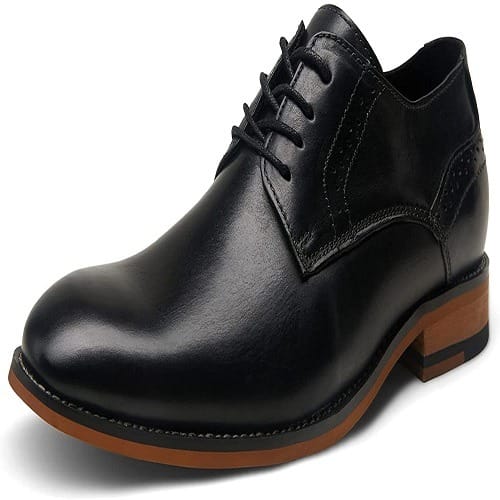 Plain Black Lace Up Shoe