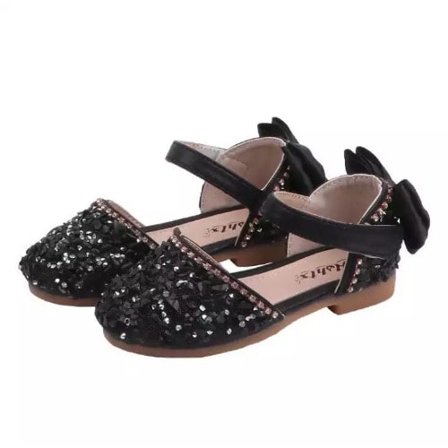 Sequins Bow Shoe