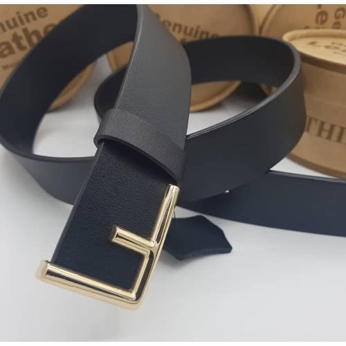 Men's Luxury Leather Black Belt