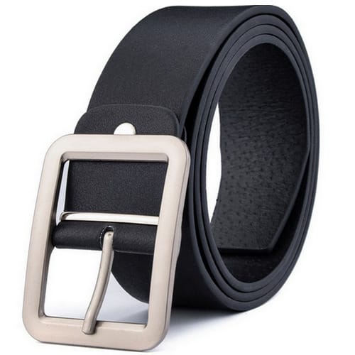 Men's Leather Belt - Black