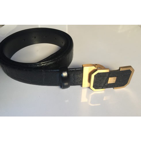 Men Leather Belt - Black