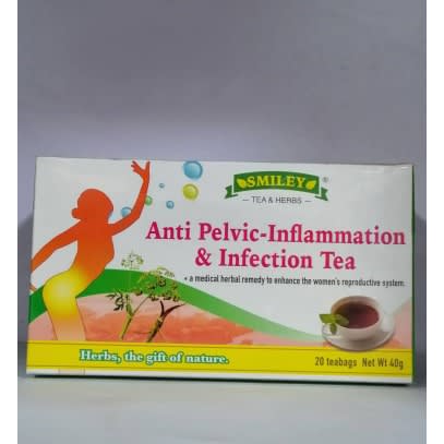 Smiley Anti Pelvic- Inflammation & Infection Tea - 20 Teabags