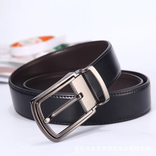 Men's Double-Sided Real Belt