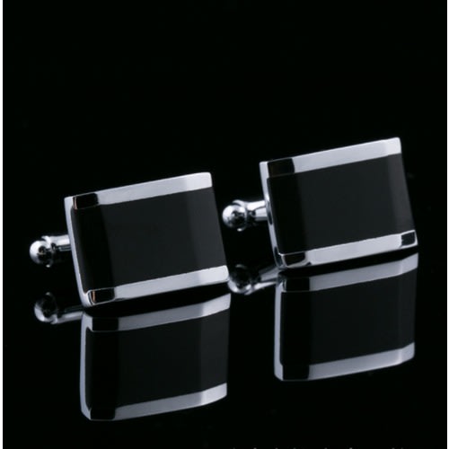 Men's Classic Cufflinks - Black