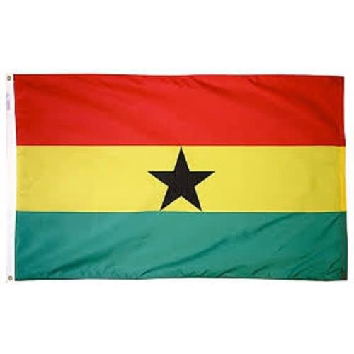 Ghana Outdoor Flag 3 X 5 Feet