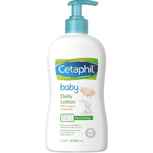 Baby Daily Lotion With Organic Calendula - Vit E - Sweet Almond - 399ml