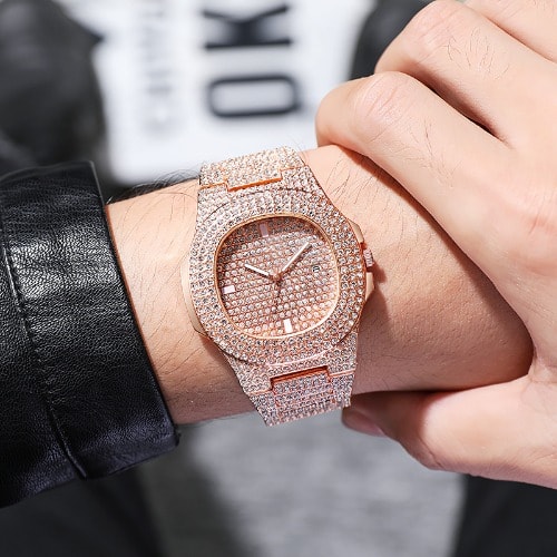 Men's Rose Gold Wristwatch