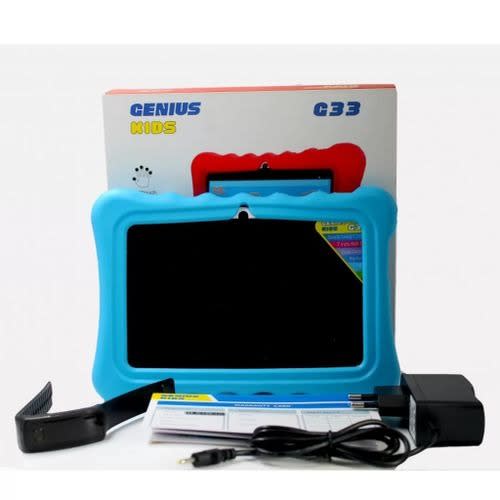 16GB + 2GB RAM – Android – Wi-fi Kids Tablet - Pre-installed Apps & Games + Blue Pouch