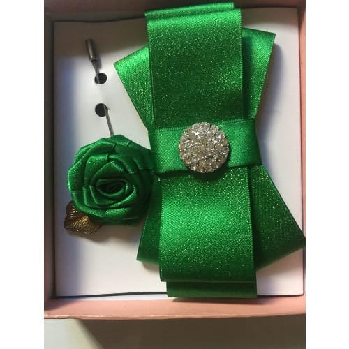 Stylish Luxury Men's Bow Tie - Green