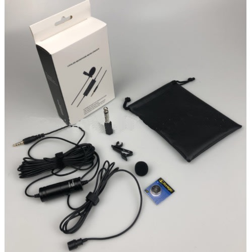 Omni-directional High Fidelity Vocal Correction Condenser Recording Clip On Mic